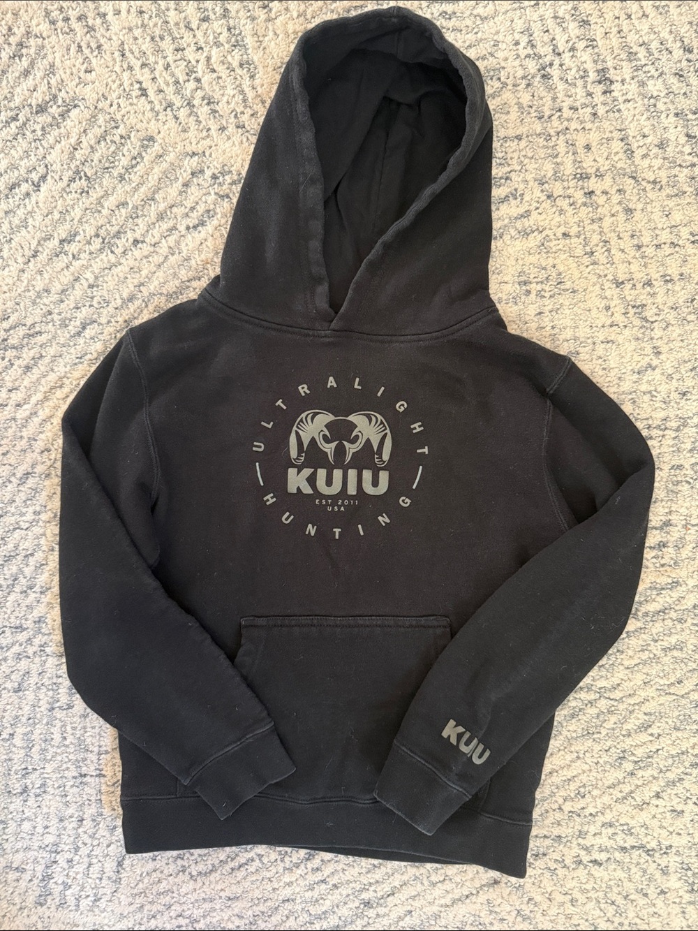 KUIU Black Hoodie